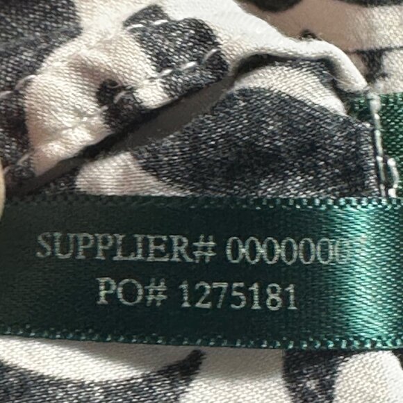 Lauren Ralph Lauren Womens Artsy Floral Button Up Top Black Lightweight 2X - Picture 7 of 12